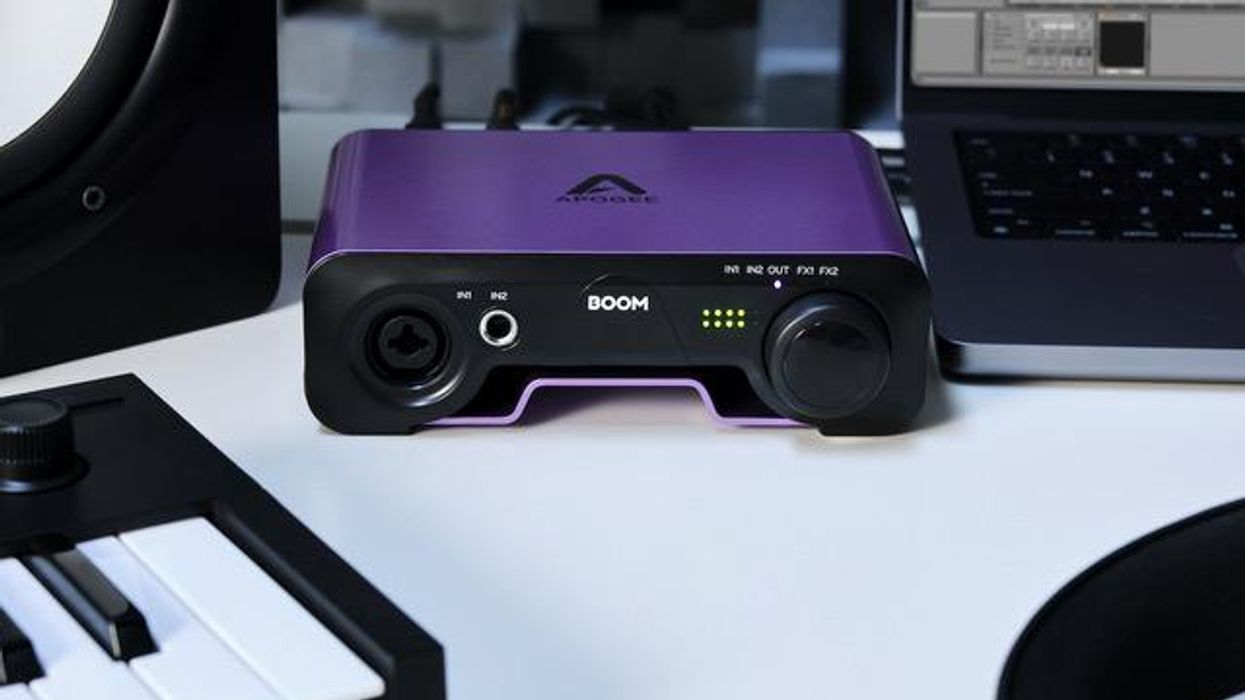 Apogee Launches BOOM Audio Interface