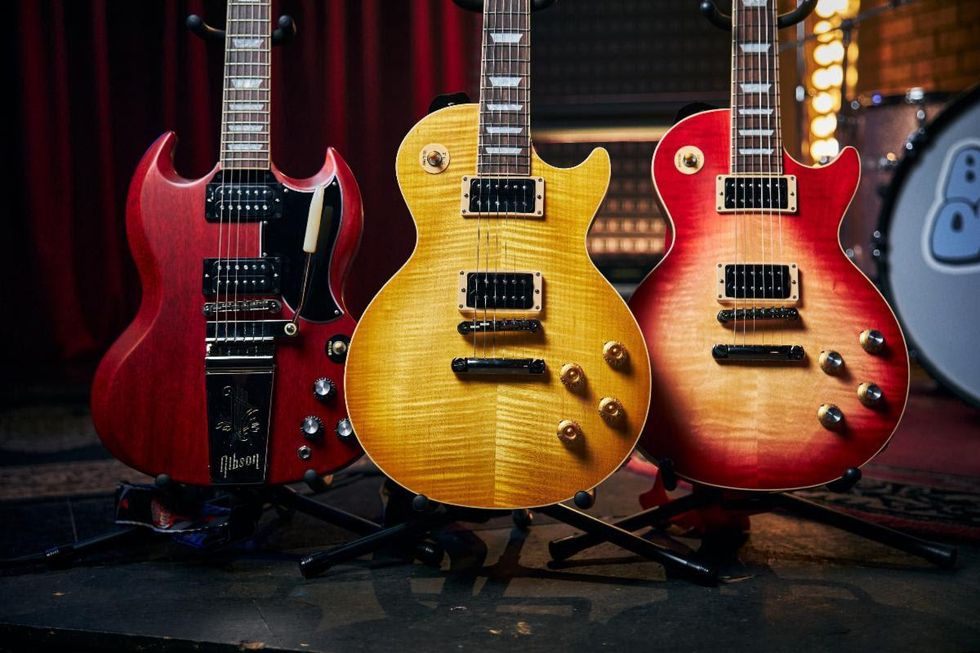 Gibson Unveils the Original Collection Faded Series