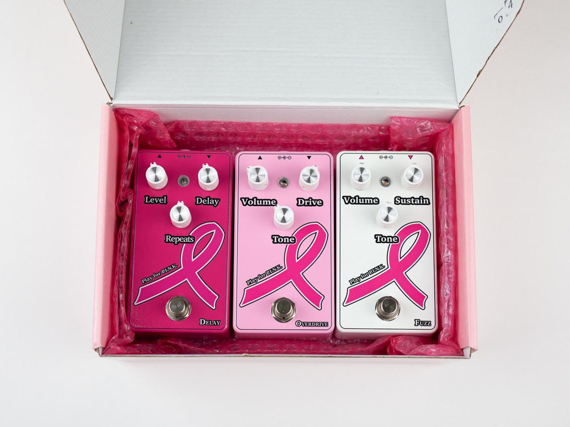 Electric Love Releases Three Pedals to Power Breast Cancer Research