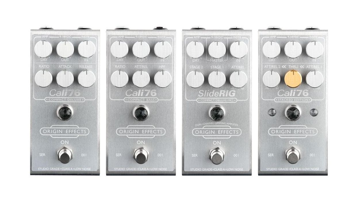 Origin Effects Announces 10th Anniversary Limited-Edition Compressors