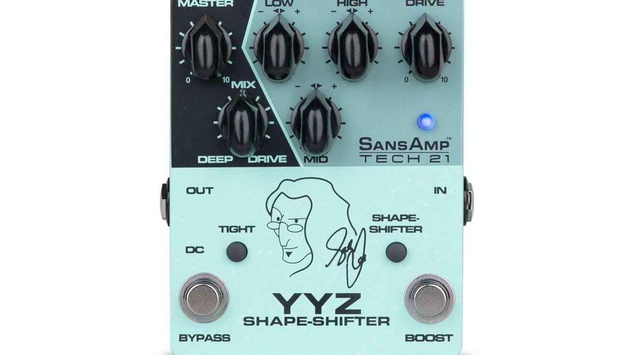 Tech 21 Introduces the Geddy Lee YYZ Shape-shifter Signature SansAmp
