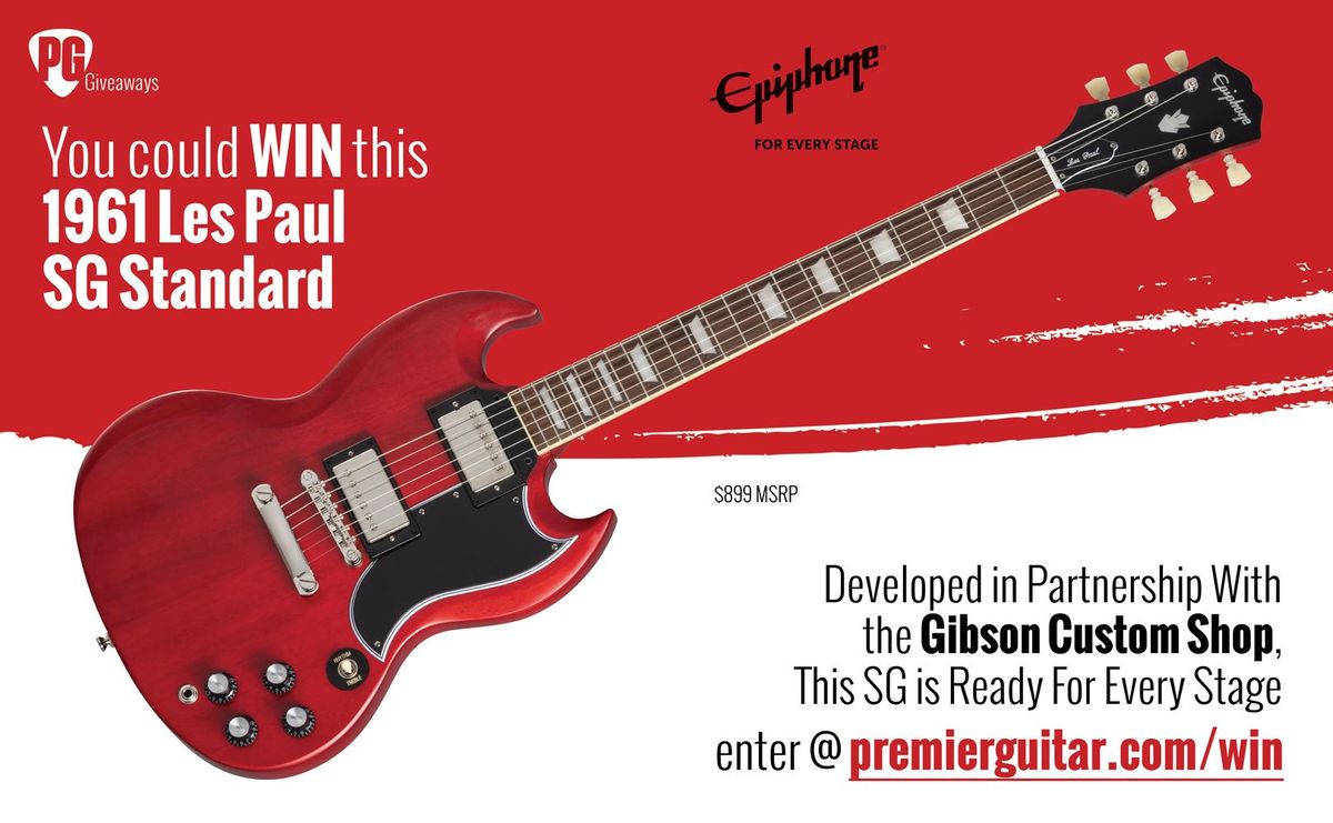 Epiphone 1961 Les Paul SG Standard Giveaway