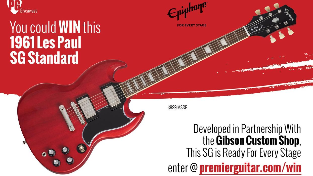 Epiphone 1961 Les Paul SG Standard Giveaway