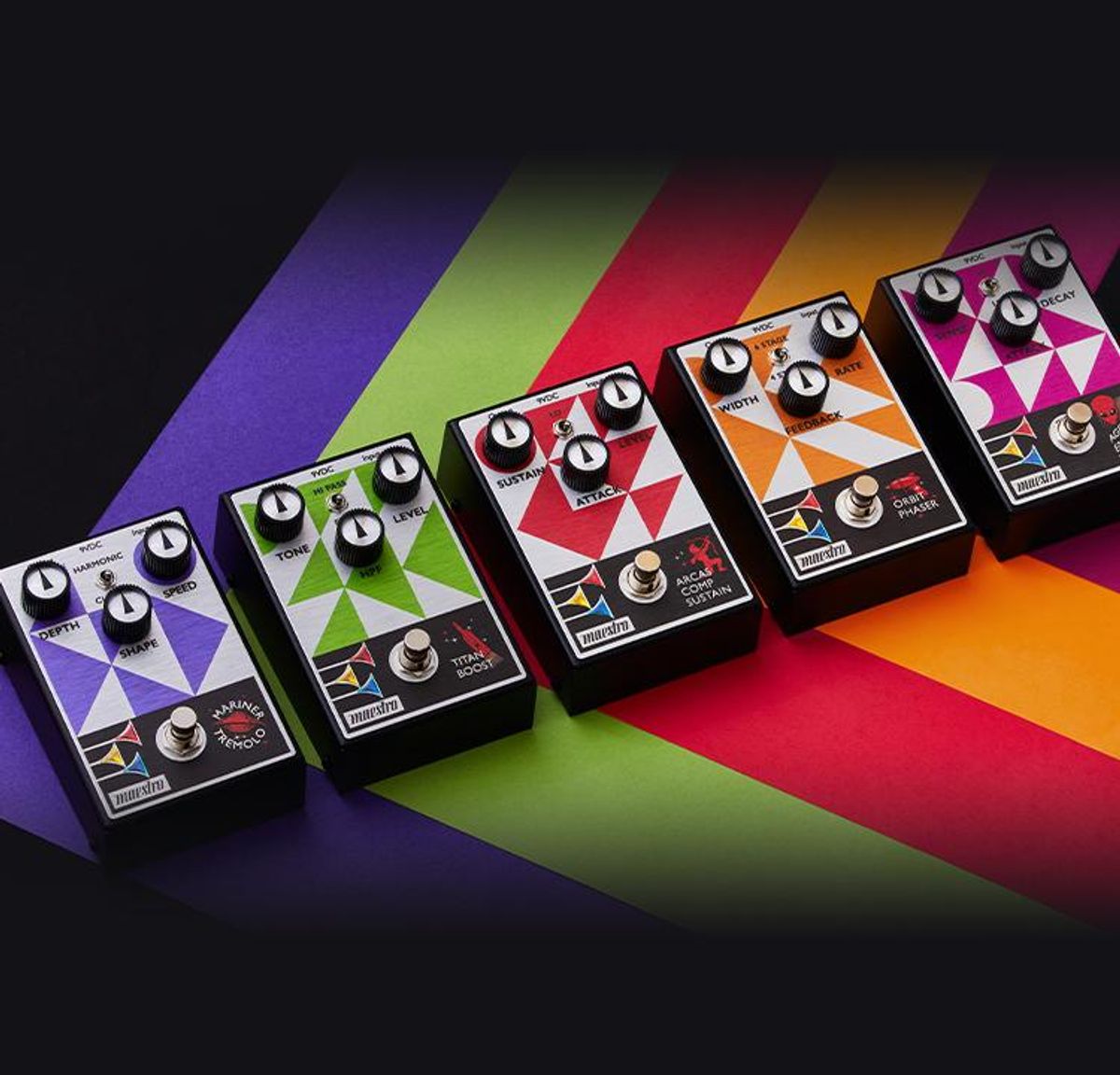 Gibson Adds 5 New Pedals to Maestro Original Collection