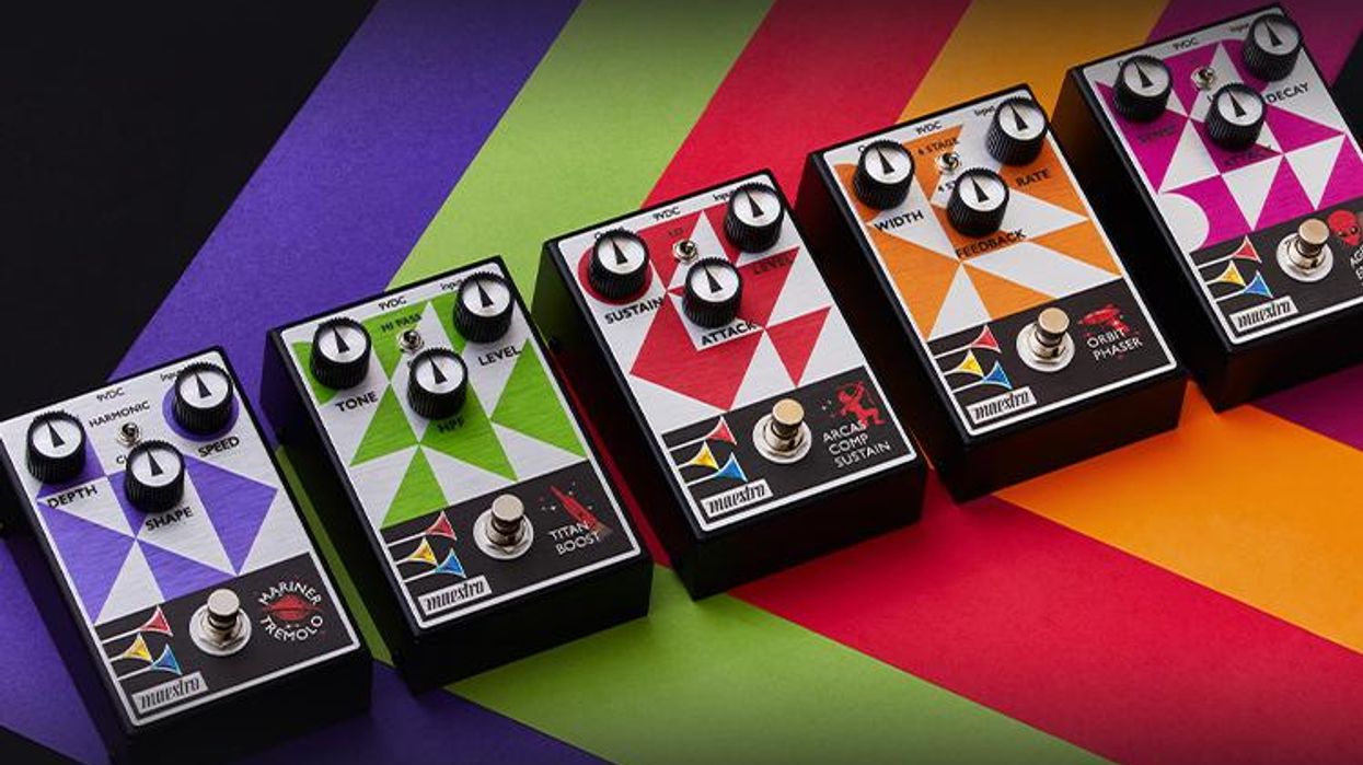 Gibson Adds 5 New Pedals to Maestro Original Collection