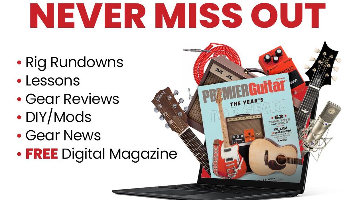 Signup for Premier Guitar's Newsletter