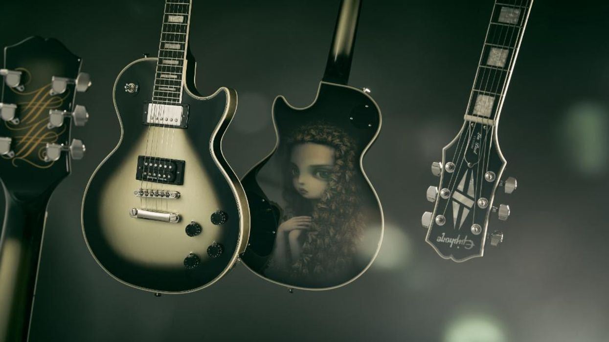 Epiphone Launches Adam Jones Les Paul Custom Art Collection