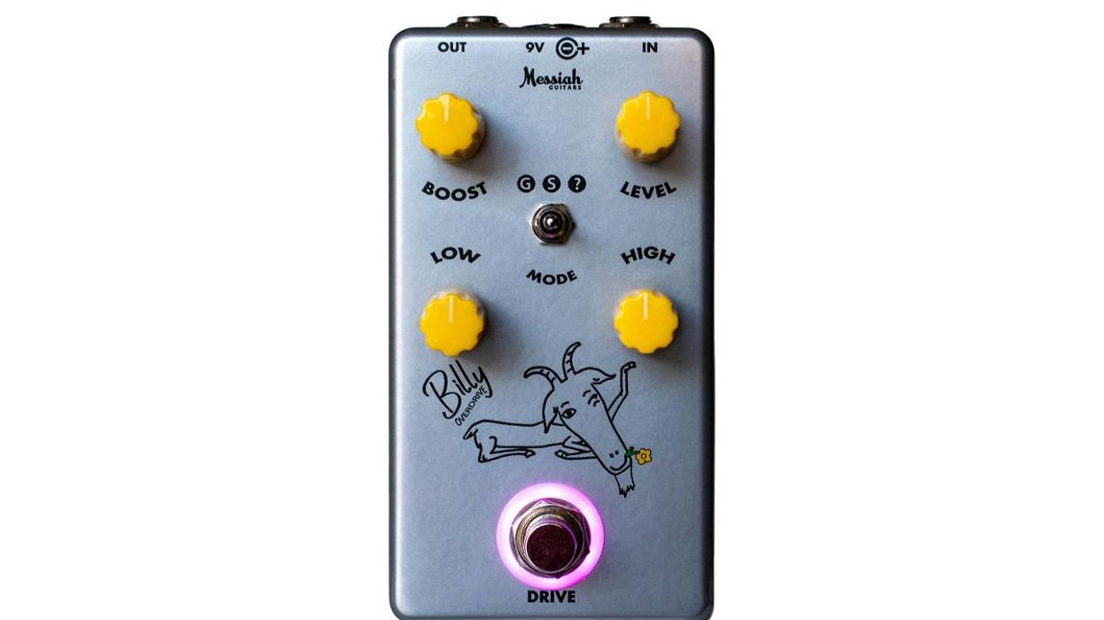 Messiah Guitars Introduces Billy Transparent Overdrive