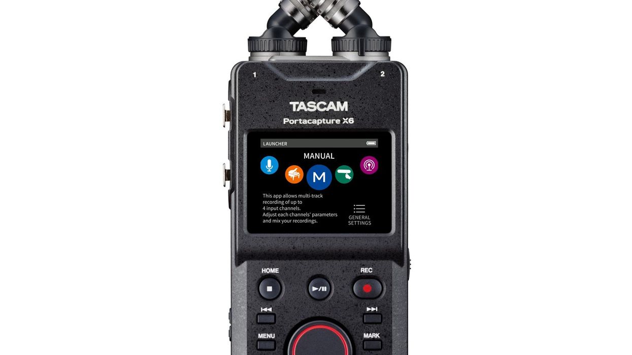 TASCAM Introduces the Portacapture X6 32-bit Audio Recorder