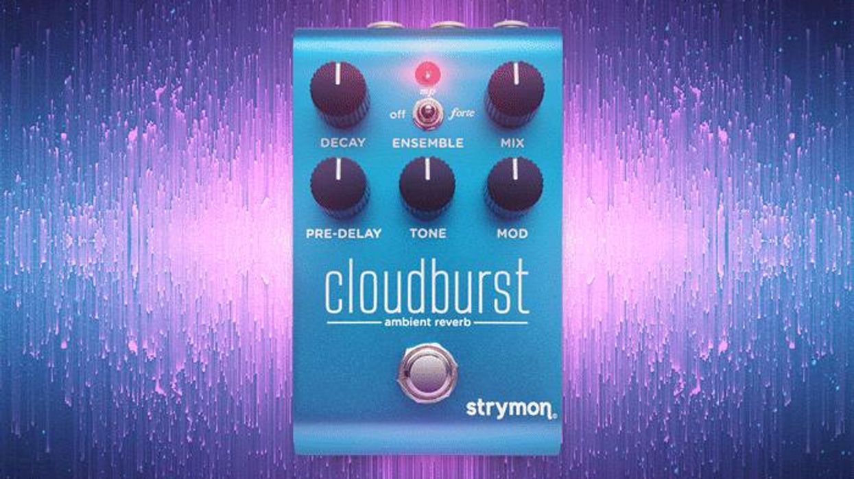 Strymon Introduces Cloudburst Ambient Reverb