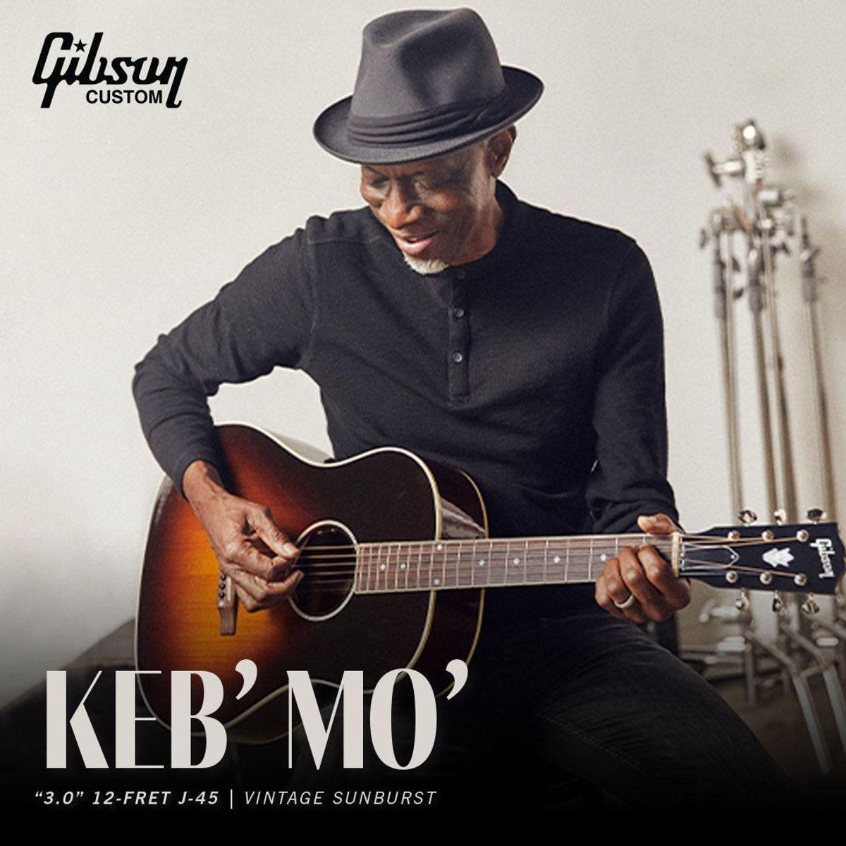 Gibson Unveils New Keb’ Mo’ J-45