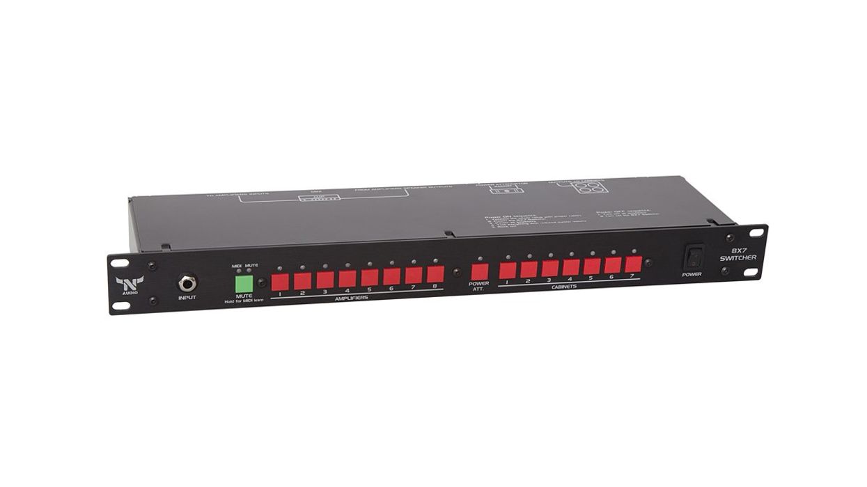 N-Audio Unveils 8X7 and 4X4 Amp Cabinet Switching Systems