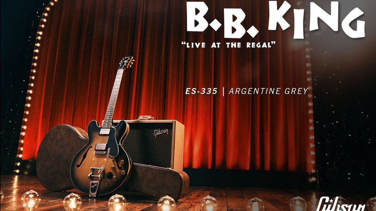 Gibson Introduces B.B. King "Live at the Regal" ES-335