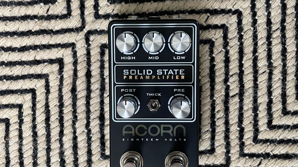 Acorn Amps Reimagines Their Solid State Amp/Pedal Device as a Dual Channel Preamp
