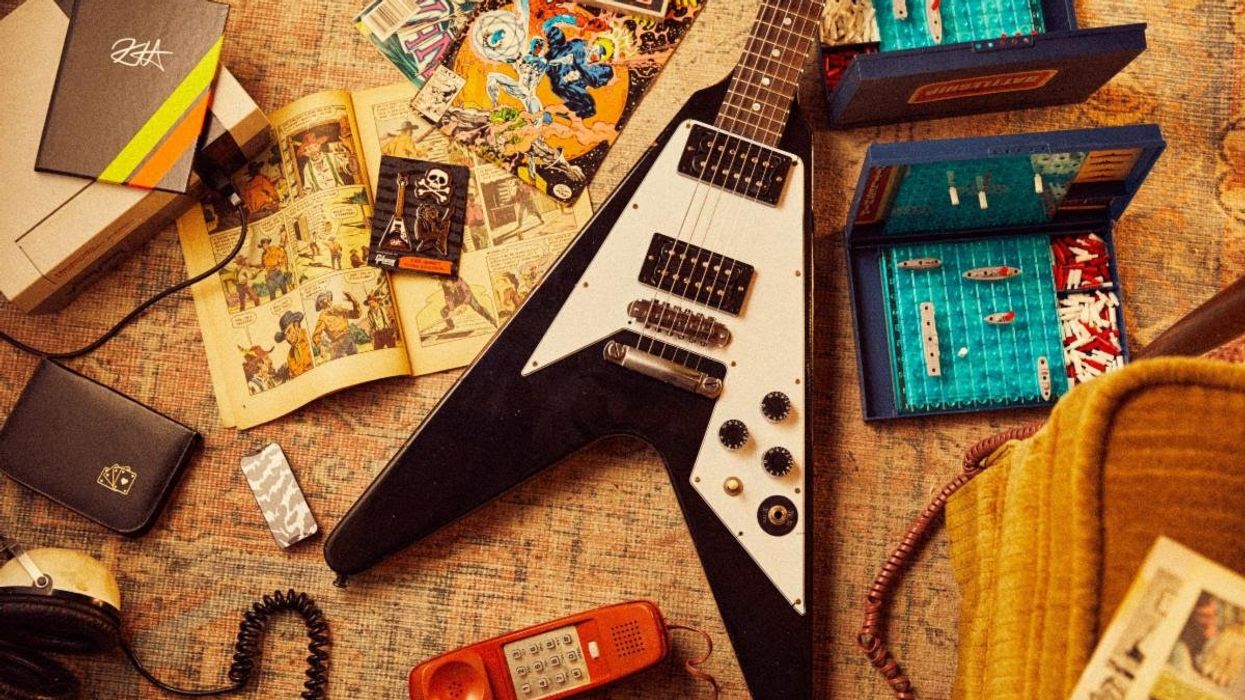 Gibson and Kirk Hammett Announce Kirk Hammett 1979 Flying V