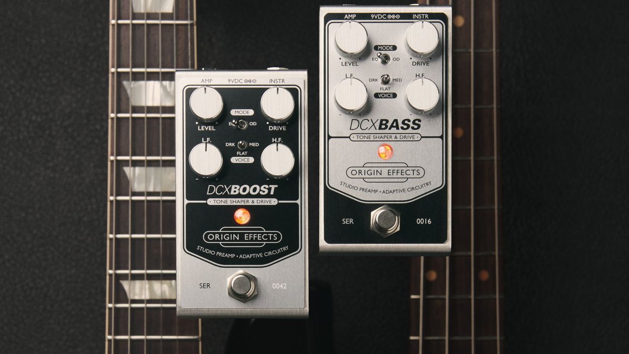 Origin Effects Releases DCX Boost & DCX Bass