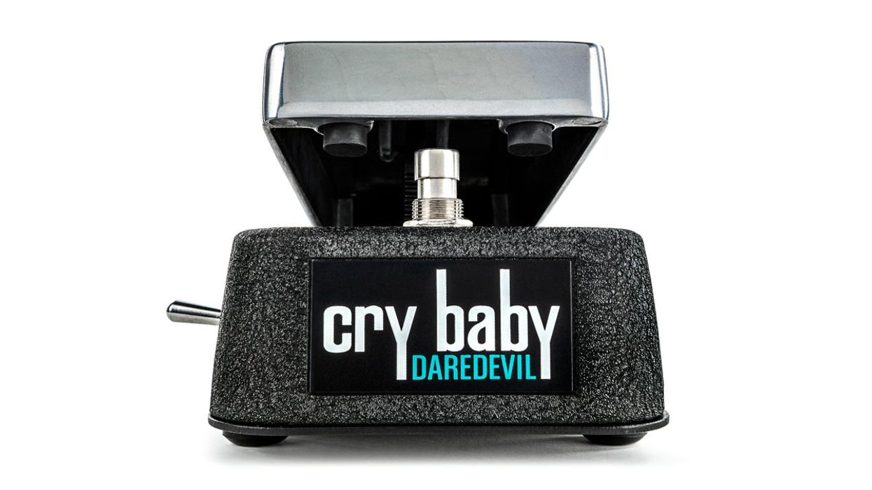 Dunlop and Daredevil Pedals Collab on Cry Baby Daredevil Fuzz Wah