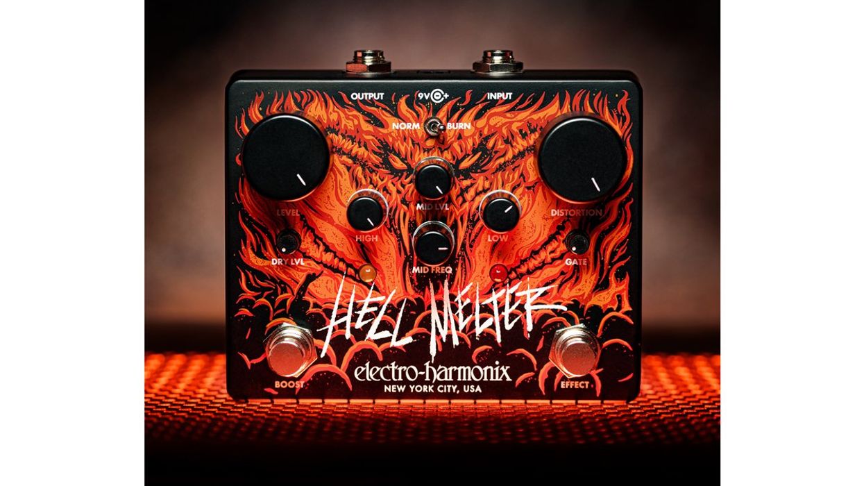 Electro-Harmonix Unleashes the Hell Melter Distortion Pedal