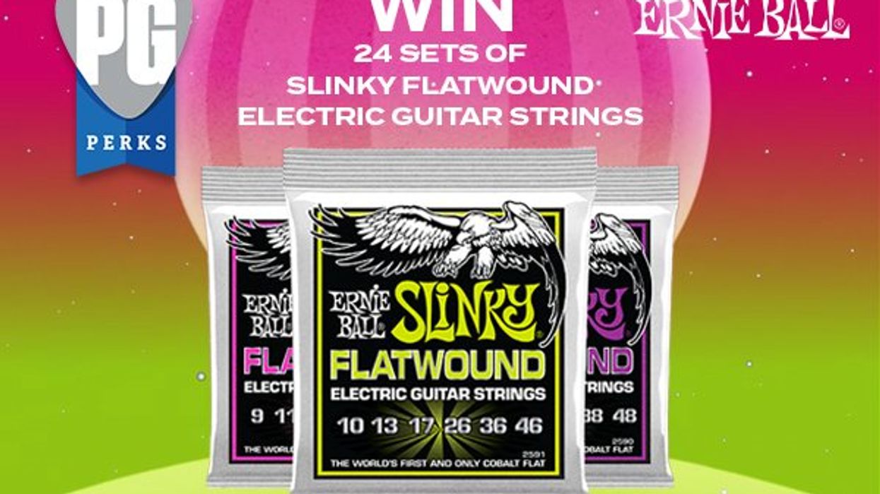 Ernie Ball Super Slinky Flatwound Giveaway