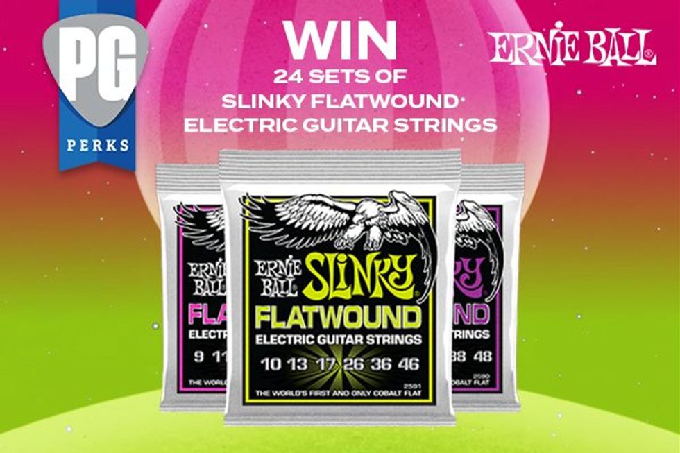 Ernie Ball Super Slinky Flatwound Giveaway