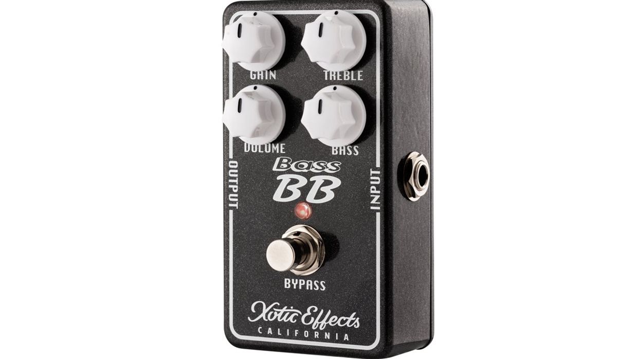 Xotic Pedals Introduces the Bass BB Preamp v1.5