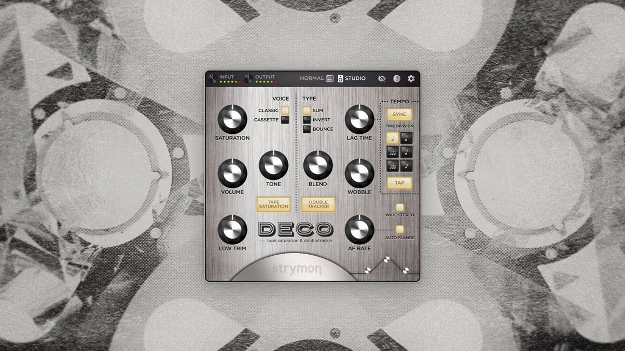 Strymon Announces Deco Tape Saturator and Doubletracker Plugin