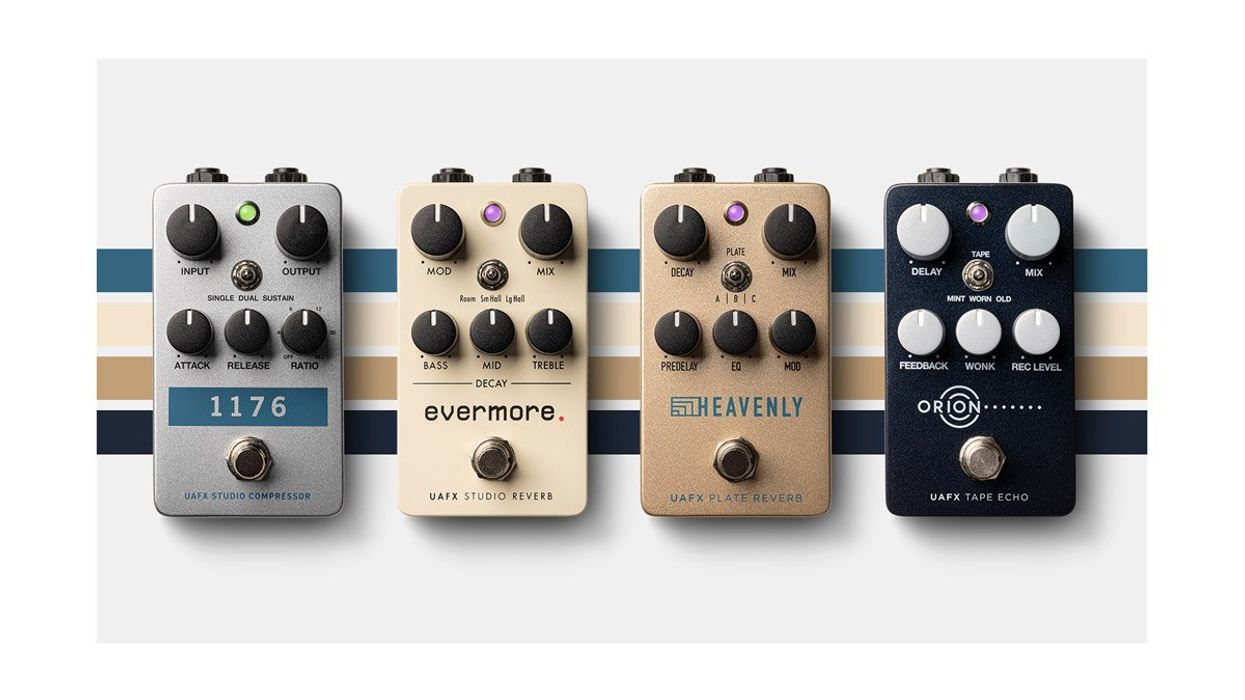 UAFX Unveils Four New Pedals