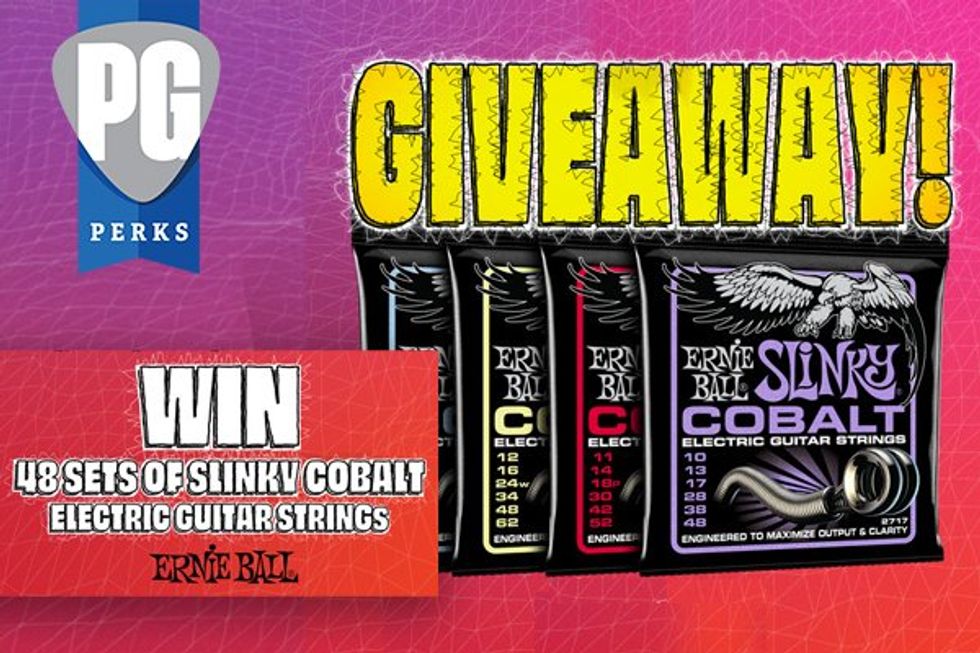 Perks Exclusive: Ernie Ball Slinky Cobalt String Giveaway!