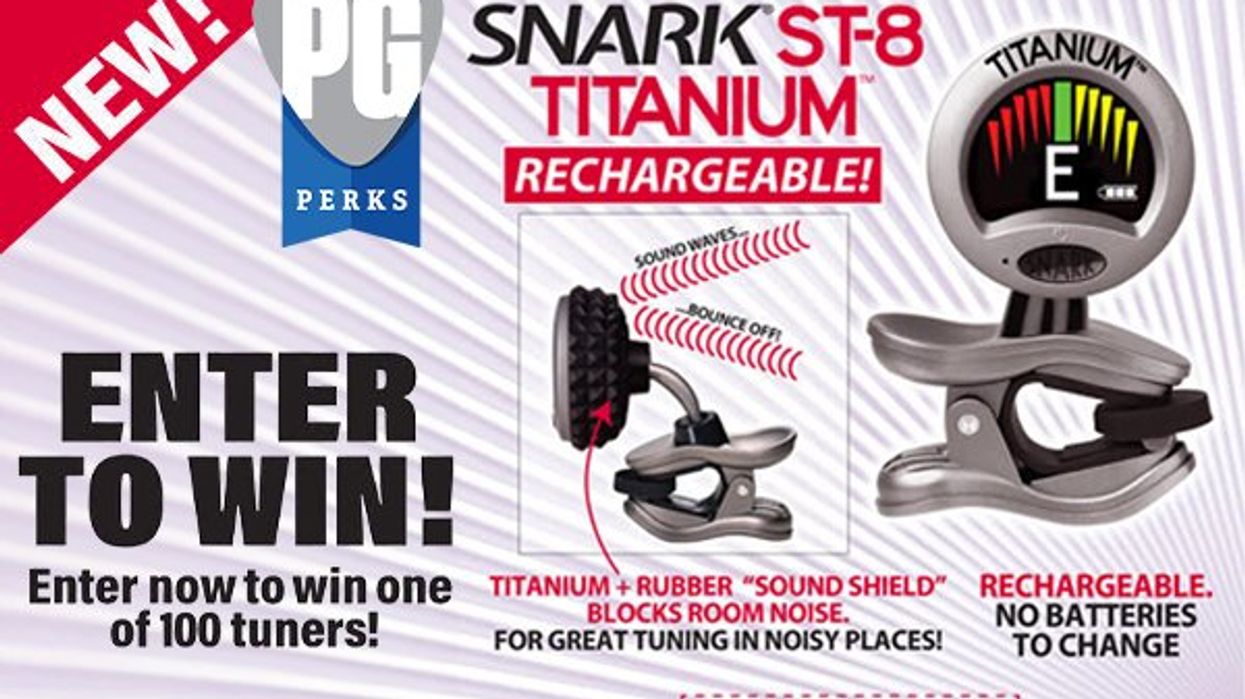 Upgrade Your Tuning Game: Win the Snark ST-8 Titanium Rechargeable Tuner