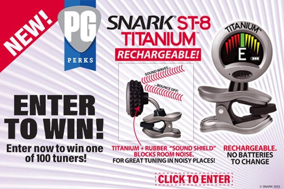 Upgrade Your Tuning Game: Win the Snark ST-8 Titanium Rechargeable Tuner