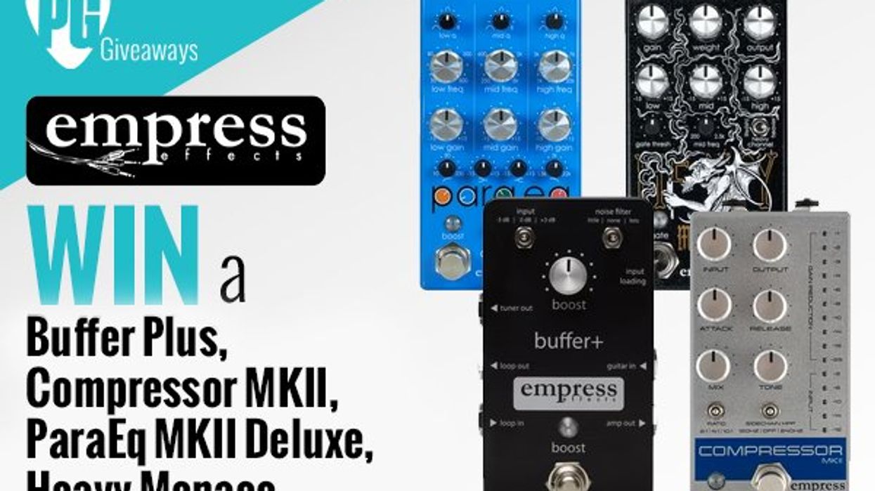 Empress Effects 4-Pedal Giveaway