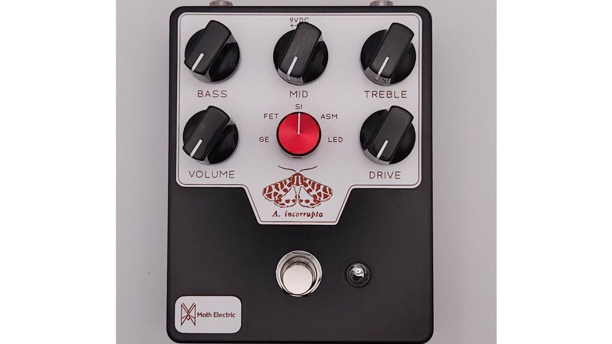 Moth Electric Releases the A. incorrupta Overdrive/Distortion