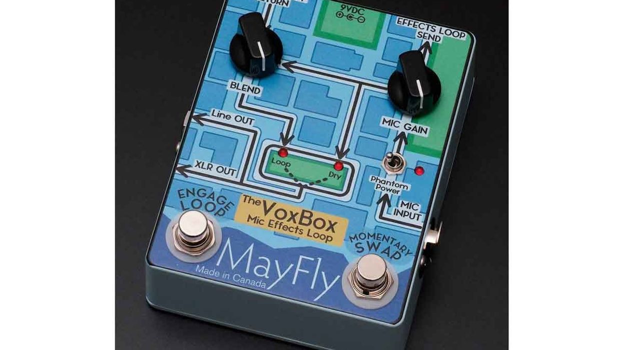 MayFly Introduces the VoxBox Microphone Effects Loop