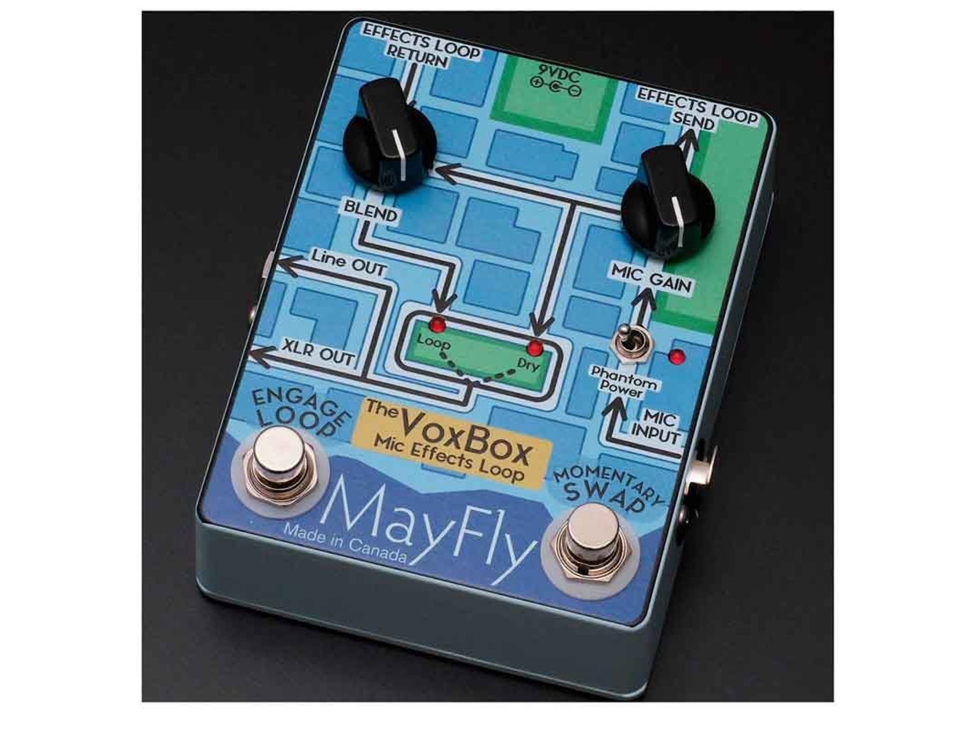 MayFly Introduces the VoxBox Microphone Effects Loop