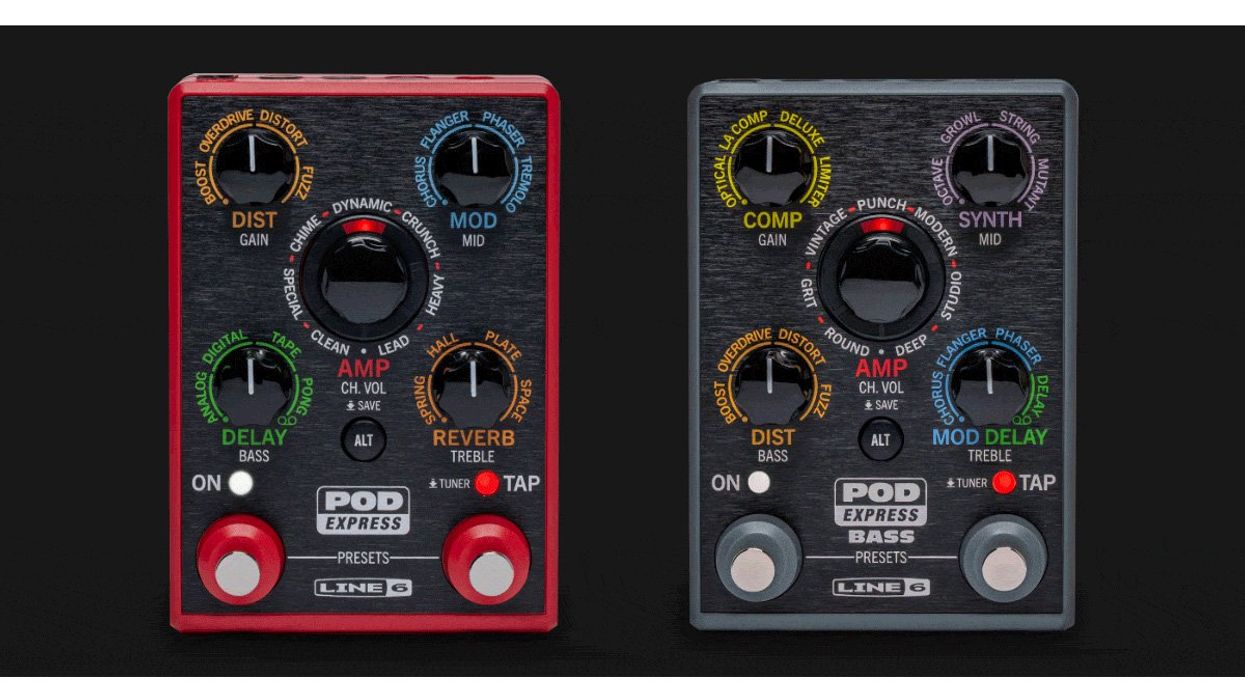 Line 6 Launches the POD Express and POD Express Bass