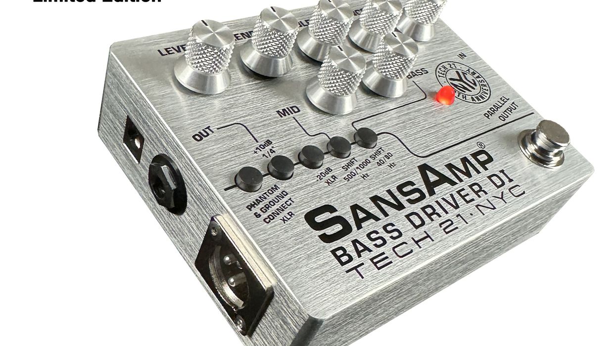 Tech 21’s SansAmp Bass Driver DI Celebrates 30th Anniversary