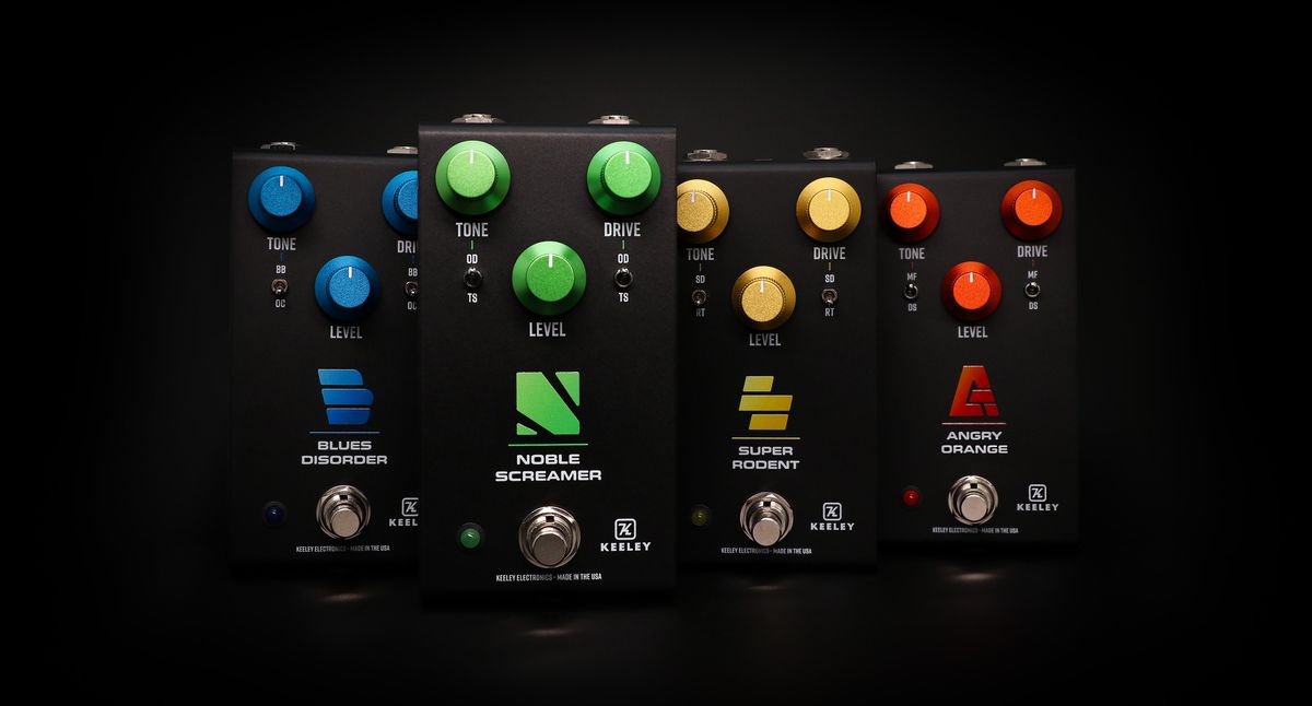 Keeley’s 4-in-1 Pedal Series Culminates in a Triple Play