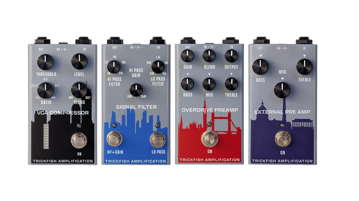 Trickfish Introduces New Line of Pedals