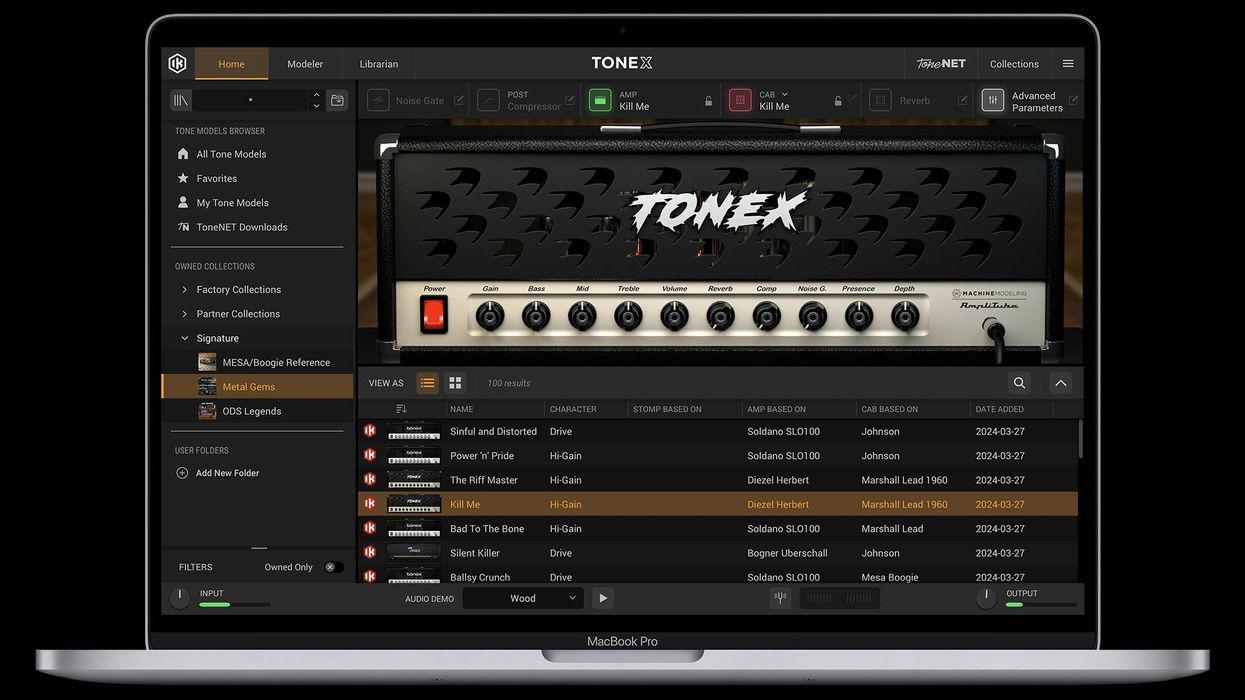 IK Multimedia Releases TONEX Metal Gems Signature Collection
