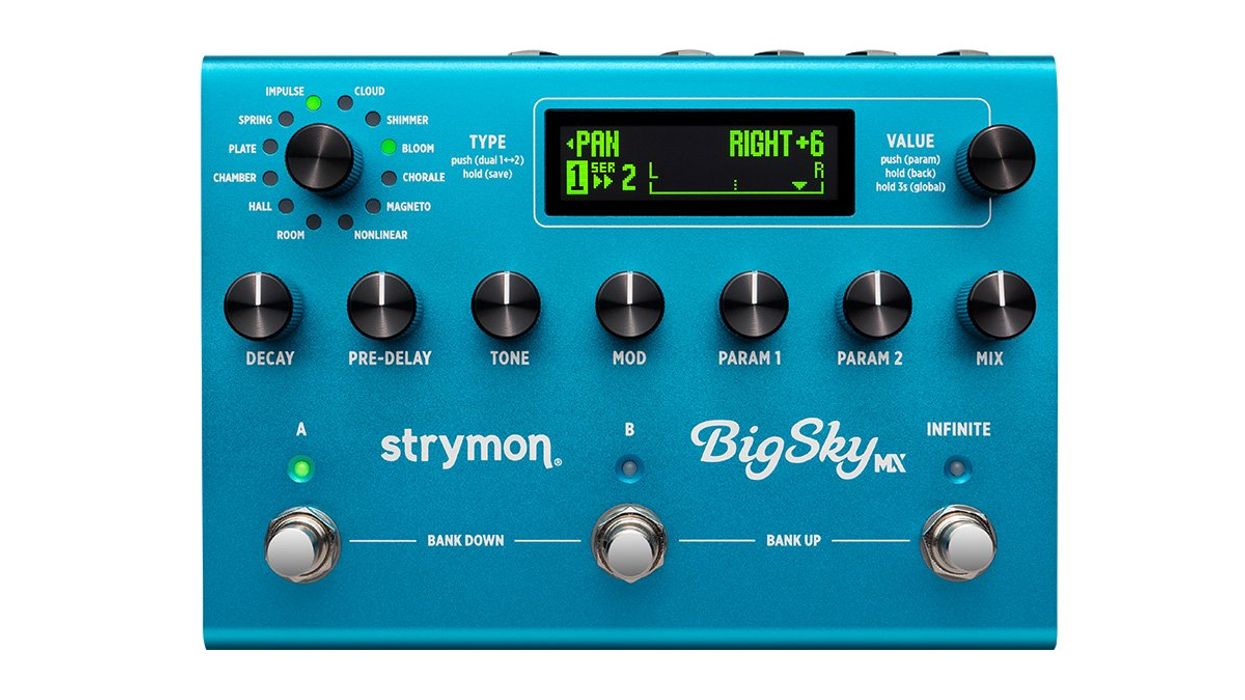Strymon Announces New BigSky MX Reverb Workstation