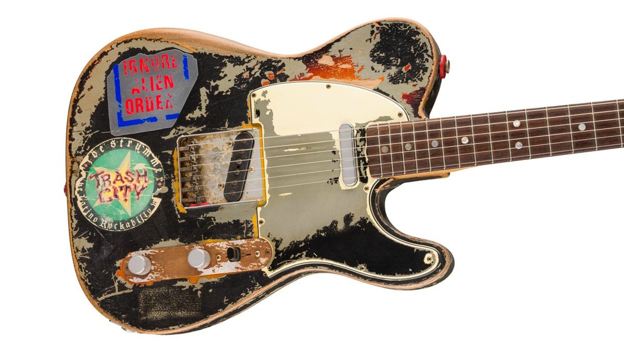 Fender Unveils the Joe Strummer Signature Masterbuilt Telecaster