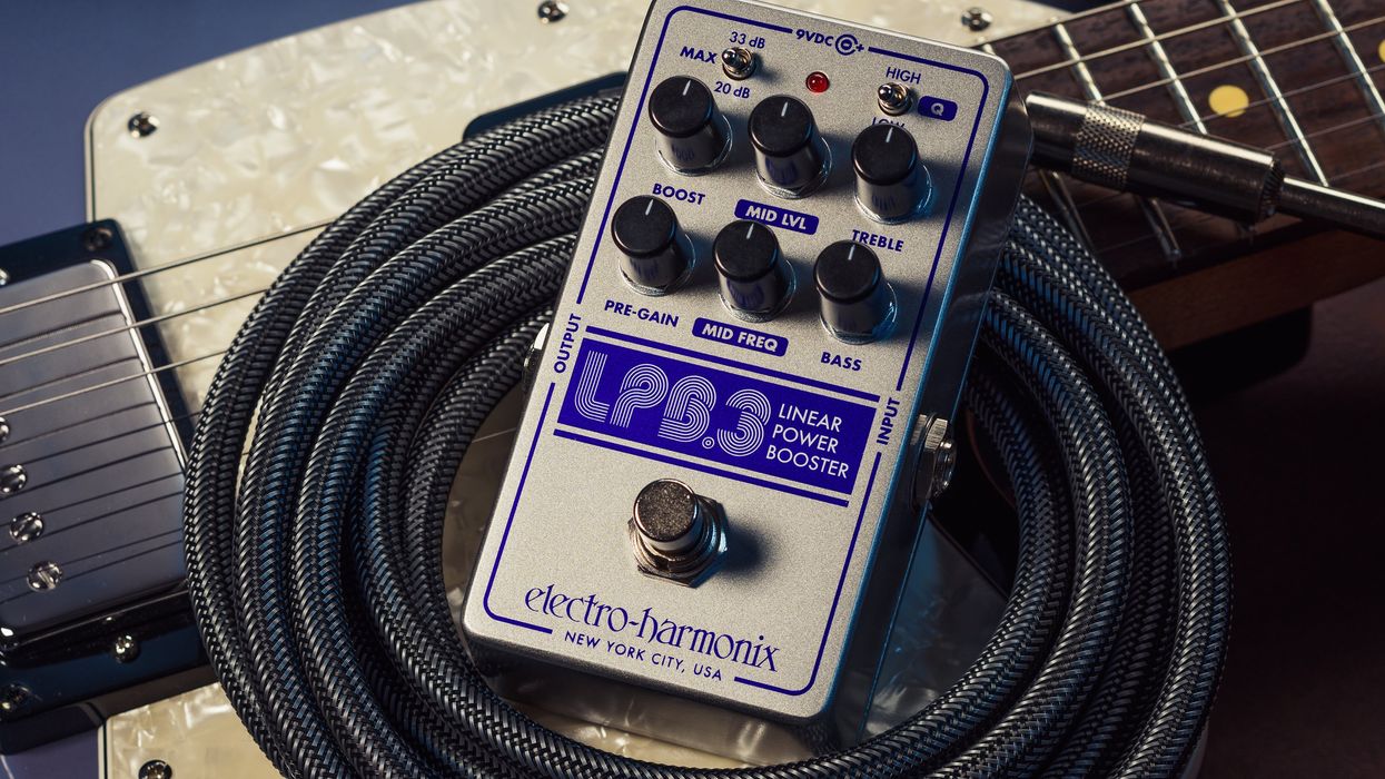 Electro-Harmonix Announces the LPB-3 Linear Power Booster