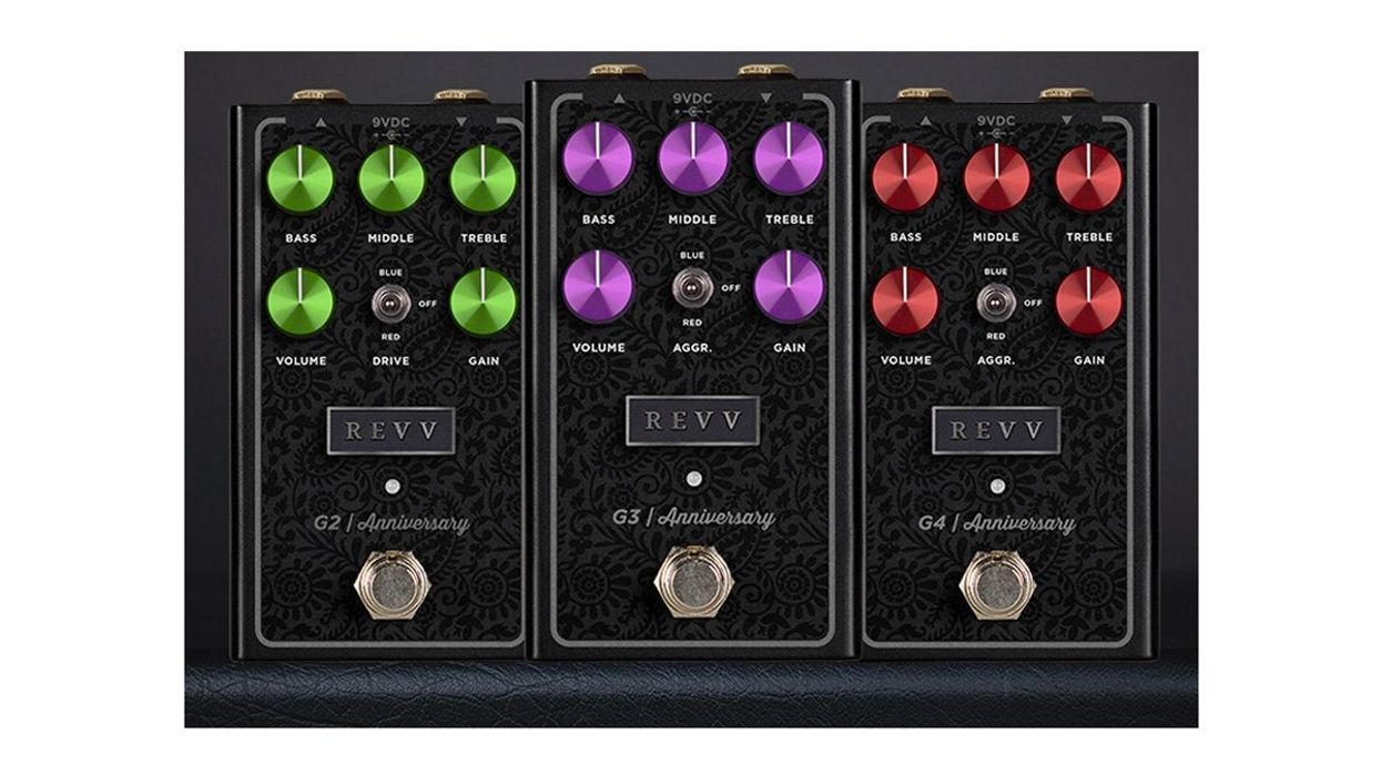 Revv Unveils G-Series Anniversary Edition Pedals
