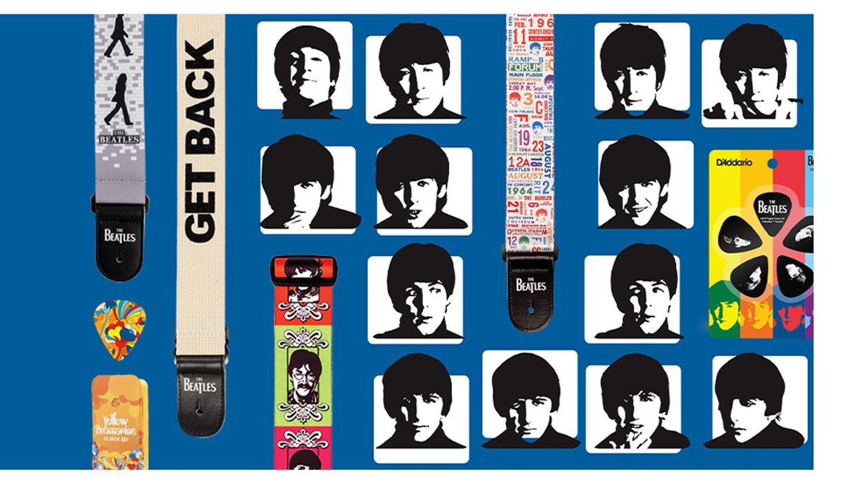D’Addario Releases New Straps and Picks Celebrating 60 Years of Beatlemania