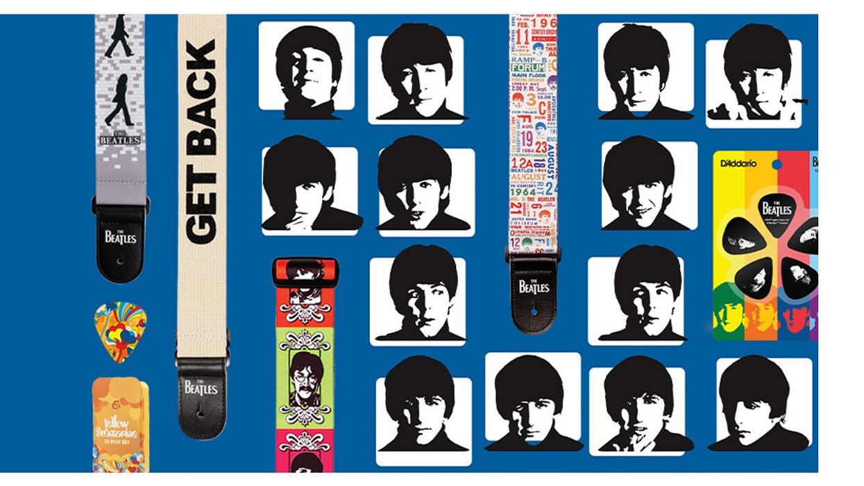 D’Addario Releases New Straps and Picks Celebrating 60 Years of Beatlemania
