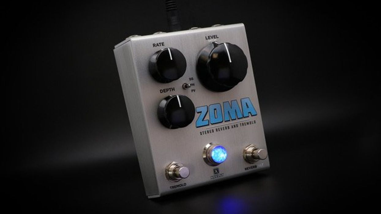 Keeley Launches ZOMA Stereo Reverb and Tremolo