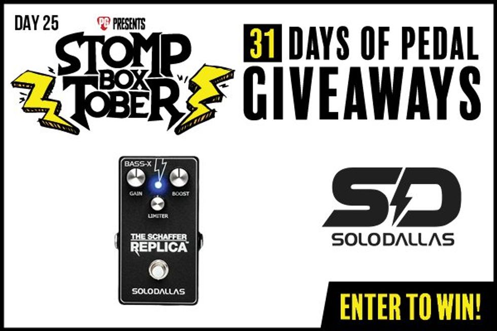 Stompboxtober 2024 Day #25: SoloDallas Bass-X