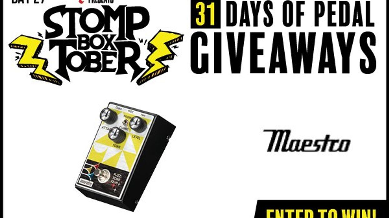Stompboxtober 2024 Day #27: Gibson Maestro Pedals