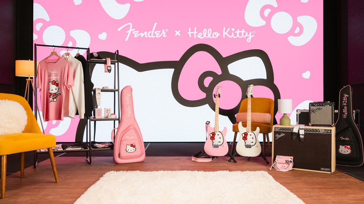 Fender Launches Hello Kitty 50th Anniversary Collection