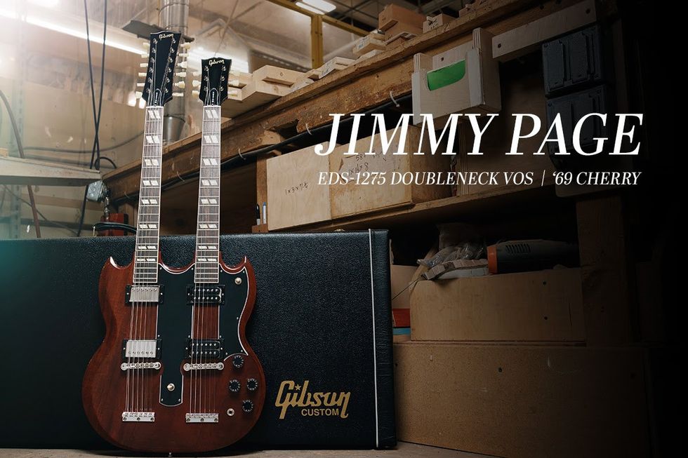 Gibson Introduces the Jimmy Page EDS-1275 Doubleneck VOS